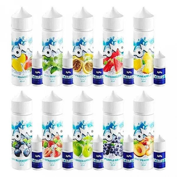 JUICR ZOMO ICE BURST FREEBASE (60ML/03 MG)