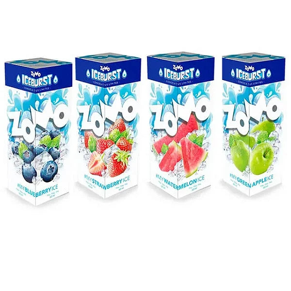 JUICR ZOMO ICE BURST FREEBASE (60ML/03 MG)